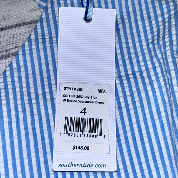 Southern Tide Baxlee Seersucker Shift Dress - Picture 12 of 12